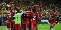 Colômbia marcou os gols da vitória sobre a Alemanha no segundo tempo   Foto: Alex Grimm/Getty Images / Esporte News Mundo