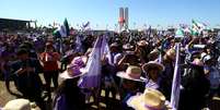 Marcha das Margaridas é conduzida por mulheres trabalhadoras rurais do campo e da floresta  Foto: Marcelo Camargo/Agência Brasil