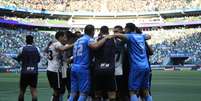 O Botafogo venceu mais uma vez neste Brasileir&atilde;o 2023. Tiquinho Soares foi o respons&aacute;vel por isolar ainda mais a equipe na lideran&ccedil;a.  Foto: Esporte News Mundo