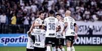 Jogadores do Corinthians em jogo contra o Liverpool  Foto: Matheus Tahan/UAI Foto/Gazeta Press