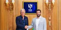 Jorge Jesus foi confirmado como treinador do Al Hilal   Foto: Divulga&ccedil;&atilde;o / Al-Hilal / Esporte News Mundo
