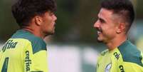 Scarpa e Wilian Bigode eram amigos no Palmeiras  Foto: Cesar Greco/Palmeiras