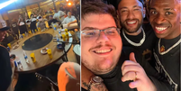 Vini Jr fez uma baita festa em sua mans&atilde;o &ndash;  Foto: Reprodu&ccedil;&atilde;o de Redes sociais / Jogada10
