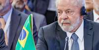 Presidente da República, Luiz Inácio Lula da Silva, durante sessão Plenária de Chefes e Chefas de Estado do MERCOSUL  Foto:  Ricardo Stuckert/PR