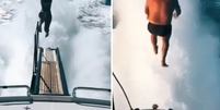 Desafio do TikTok, salto de barco em movimento, já matou ao menos 4 pessoas nos EUA  Foto: Reprodução/TikTok