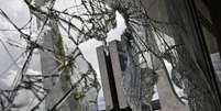 Janela quebrada no Palácio do Planalto após ataque em 8 de janeiro  Foto: REUTERS/Ueslei Marcelino