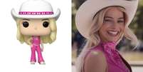 Funko lança bonecos inspirados em 'Barbie'.  Foto: Funko/Divulgação e Reprodução de vídeo/YouTube/Warner Bros Pictures Brasil / Estadão