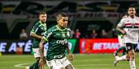 Dudu, do Palmeiras, durante partida contra o São Paulo, válida pela disputa da Copa do Brasil  Foto: Victor Froes/Agencia F8/Gazeta Press