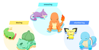 App de Pokémon quer melhorar qualidade do sono dos jogadores  Foto: Pokémon Sleep / Divulgação