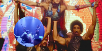 Pabllo Vittar deu um grande susto nos f&atilde;s ao levar um tombo feio no palco.  Foto: Reprodu&ccedil;&atilde;o, Instagram / Purepeople