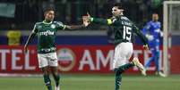 De acordo com o portal Nosso Palestra, o zagueiro Gustavo Gómez pode estar de saída do Palmeiras em direção ao Al Nassr, da Arábia Saudita, onde joga Cristiano Ronaldo.   Foto: Cesar Greco/Palmeiras / Esporte News Mundo