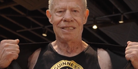 Jim é o fisiculturista mais velho do mundo desde os 83 anos  Foto: Reprodução/Guinness World Book