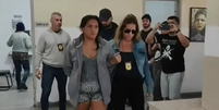 Mulher foi presa suspeita de matar criança de sete anos a facadas no Ceará  Foto: Reprodução/TV Verdes Mares