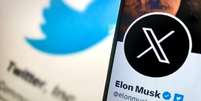 Logo com X no Twitter de Musk  Foto: Getty Images / BBC News Brasil