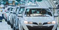 Linha de produ&ccedil;&atilde;o da Toyota no Brasil: lideran&ccedil;a em exporta&ccedil;&otilde;es  Foto: Toyota / Guia do Carro