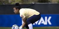 Letícia é a goleira titular do Brasil na Copa do Mundo –  Foto: Thais Magalhães/CBF / Jogada10