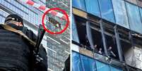 O prédio foi atingido pela segunda vez em dois dias  Foto: AFP/Reuters / BBC News Brasil