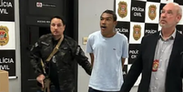 Polícia prende Kauã Jason da Silva, de 19 anos, irmão do suspeito de atirar e matar soldado da Rota  Foto: Divulgação/Polícia Civil