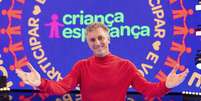 Luciano Huck durante programação do 'Criança Esperança' em 2023  Foto: Ellen Soares/Globo/Divulgação / Estadão