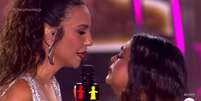Ivete Sangalo consola Preta Gil  Foto: Reprodução/TV Globo / Márcia Piovesan