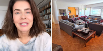 A atriz encarnou o papel de corretora e listou as vantagens de sua antiga residência  Foto: Reprodução/ Instagram