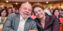 Presidente Lula e a ex-presidente Dilma em cerimônia nesta sexta-feira, 11  Foto: Ricardo Stuckert