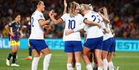 Inglaterra vence a Colômbia de virada e pega Austrália na semi da Copa  Foto: Reprodução/Twitter