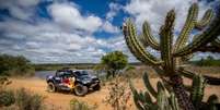 Lucas Moraes mostrou seu talento e dominou o dia entre os carros  Foto: Sertões BRB 2023 / Magnus Torquato/Sertões