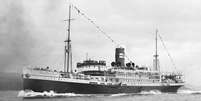 O transatlântico era considerado o navio mais luxuoso da Espanha  Foto: Divulgação / BBC News Brasil