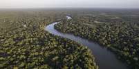 Equipe de brasileiros está em expedição para medir toda a extensão do Amazonas  Foto: Getty Images / BBC News Brasil