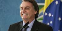 Jair Bolsonaro (PL) durante coletiva de imprensa em Brasília em 22 de março de 2021  Foto: Francisco Nero/Futura Press