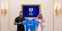 Mitrovic é o sétimo reforço do Al-Hilal para a temporada 2023/24 – Divulgação/Al-Hilal  Foto: Jogada10