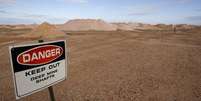 Coober Pedy é uma cidade incomum no sul da Austrália, onde tudo é subterrâneo, de igrejas a locais de acampamento  Foto: Getty Images / BBC News Brasil