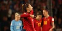  Olga Carmona comemora gol da Espanha  Foto: Asanka Brendon Ratnayake / Reuters