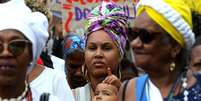 ornada Nacional de Luta Pelas Vidas Negras é uma mobilização para reagir aos episódios mais recentes de violência policial e assassinatos de pessoas negras  Foto: Tânia Rêgo / Agência Brasil