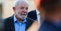 Presidente Luiz Inácio Lula da Silva durante cerimônia de posse do presidente paraguaio, em Luque, Paraguai
14/08/2023
REUTERS/Cesar Olmedo  Foto: Reuters