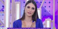 A apresentadora se emocionou ao falar das cr&iacute;ticas que vem recebendo  Foto: Reprodu&ccedil;&atilde;o/SBT