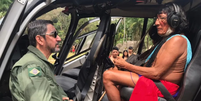 Piloto Josilei Albino de Freitas, sobrevivente a queda de helicóptero  Foto: Reprodução/TV Anhanguera