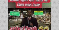 Print de um vídeo utilizando uma reportagem da Jovem Pan veiculada em novembro de 2022 como se fosse recente.  Foto: Aos Fatos