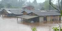Passagem de ciclone causou destruição no Rio Grande do Sul  Foto: Reprodução/RBS TV