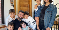 Juliano e Letícia já são pais de cinco crianças  Foto: Reprodução/Instagram/@leticiacazarre