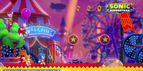 Novo vídeo de Sonic Superstars apresenta a colorida Pinball Carnival Zone  Foto: Sega / Divulgação