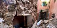 Terramoto no Marrocos causou mais de 800 mortes  Foto: Abdelhak Balhaki / Reuters