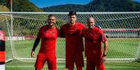Rossi durante treino do Flamengo &ndash;  Foto: Fabian Seidel / Flamengo / Jogada10
