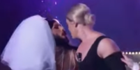 Cena de beijo durante encenação de música de Madonna é cortada  Foto: Globoplay