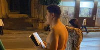 Marroquino viraliza ao salvar PS5 após terremoto Foto: Reprodução/Redes Sociais