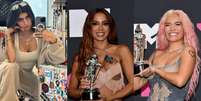 Mia Khalifa disse que Karol G deveria ter sido premiada em categoria vencida por Anitta.  Foto: Instagram/@miakhalifa/Reprodução e Evan Agostini/Invision/AP / Estadão