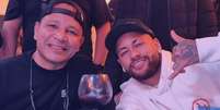 Neymar e Pai. (Reprodu&ccedil;&atilde;o/Instagram)  Foto: Mais Novela