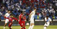 Malcom chuta para fazer o gol do Al-Hilal   Foto: Francois Nel/Getty Images / Esporte News Mundo
