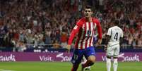Morata comemora gol do Atl&eacute;tico de Madrid   Foto: OSCAR DEL POZO/AFP via Getty Images / Esporte News Mundo